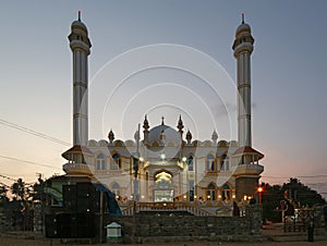 Muslim (Arab) Mosque, Kovalam, Kerala, India