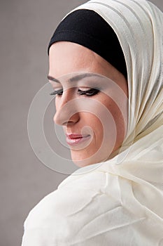 Muslim Arabic woman portrait