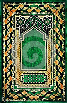 Muslim carpet textile design