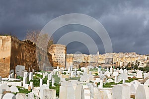 Muslim cemetery. Fes, Morocco