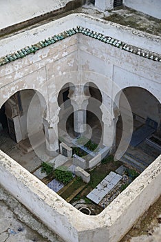 Muslim cemetery graves. Fez, Morocco