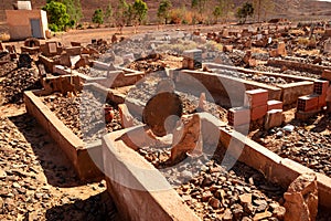 Muslim cemetery.Morocco