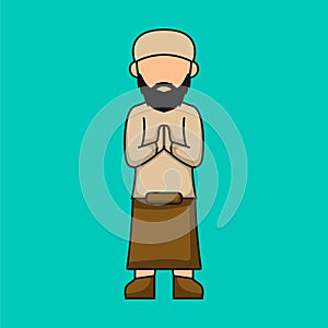 Muslim Character Vector Design Collection