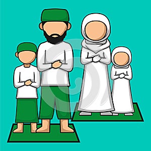 Muslim Character Vector Design Collection