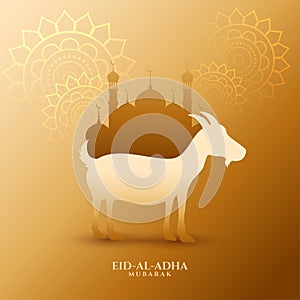 Muslim festival of eid al adha bakrid background photo