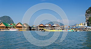 Muslim floating village, Panyee island, Phanga, Thailand