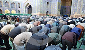 Muslim Friday mass prayer