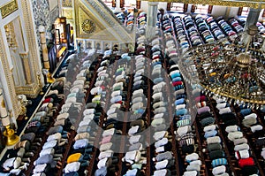 Muslim Friday prayer Tunahan mosque Turkey