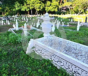 Muslim grave yard in Kuantan, Malaysia