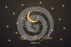 Muslim holiday Eid al Adha Mubarak