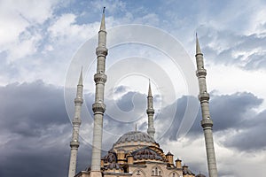 Muslim islam religion Tahtakale Camii mosque in Turkey Manavgat photo