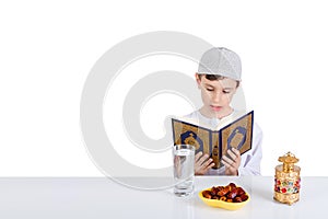 Muslim kid in Ramadan