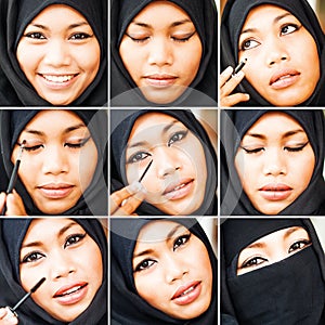 Muslim makeup tutorial