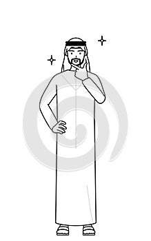 Muslim Man in a confident pose