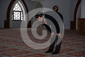 Muslim man pray