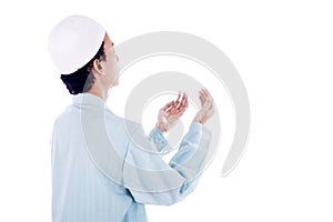 Muslim man worshiping