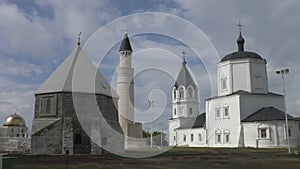 Muslim mausoleum and Orthodox church, Bulgar, Russia