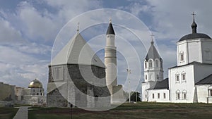 Muslim mausoleum and Orthodox church, Bulgar, Russia