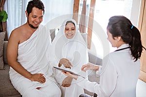 Muslim medical checkup before hajj or umrah