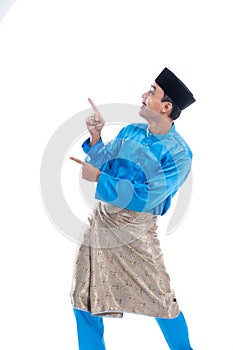 muslim melayu male pointing up