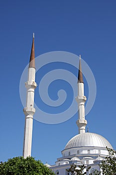 Muslim Minaret Turgutreis Turkey