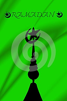 Muslim Symbal with Ramadan Text