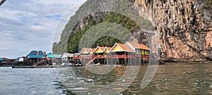 Muslim village. Panyee island. Thailand.