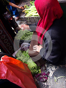Muslim Woman Marketplace