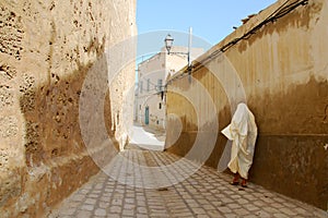 Muslim woman in Medina