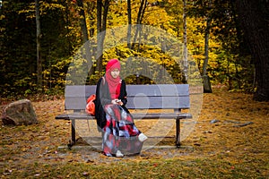 Muslim woman wearing hijab