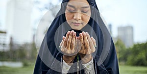 Muslim women are doing salah to pray to Allah photo