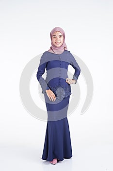 Muslimah fashion portrait concept