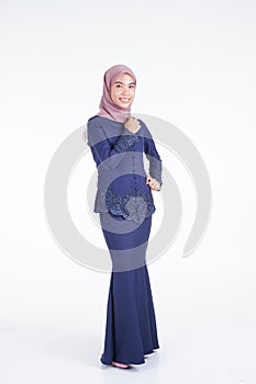 Muslimah fashion portrait concept