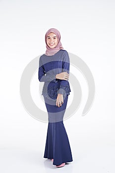 Muslimah fashion portrait concept