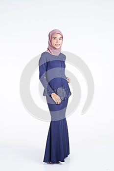 Muslimah fashion portrait concept