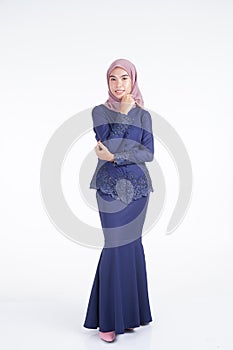 Muslimah fashion portrait concept