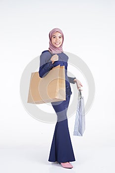 Muslimah fashion portrait concept