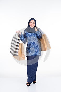 Muslimah fashion portrait concept