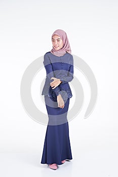 Muslimah fashion portrait concept