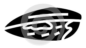 mussel closed shell glyph icon animation