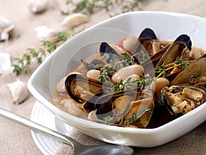 Mussel soup