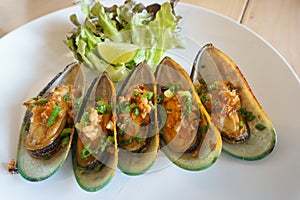 Mussels dish