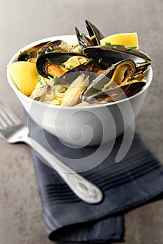 Mussels And Linguine II