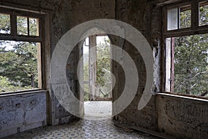 Mussolini`s House at Rhodes ,Greece, summer residence of General Cesare Maria De Vecchi