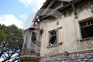 Mussolini`s House at Rhodes ,Greece, summer residence of General Cesare Maria De Vecchi photo