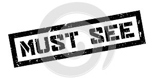 Must See rubber stamp