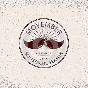 Mustach logo saloon poster logo social media templates