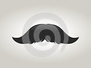 Mustache with background
