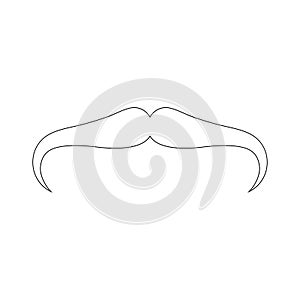 Mustache icon photo