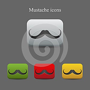 Mustache icons